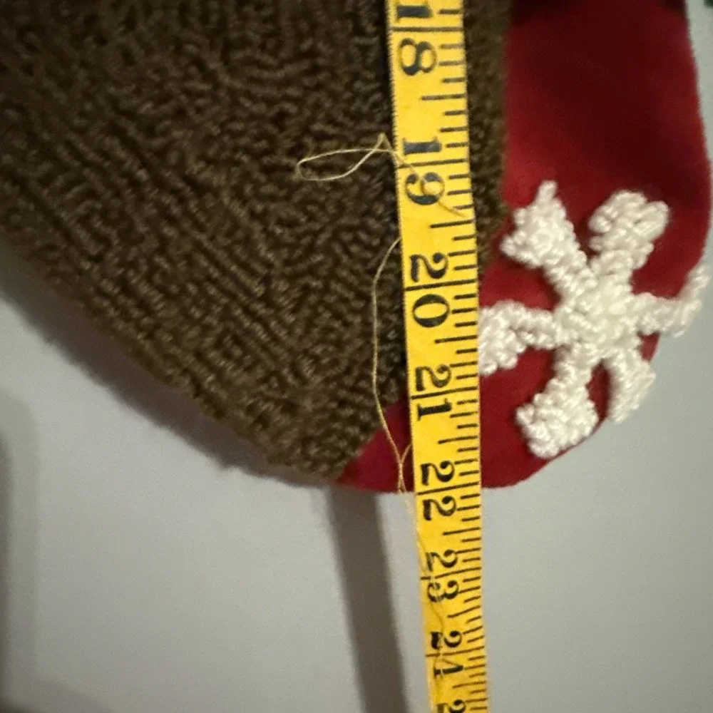 Festive Jingles and joy‎ Doggie Red Christmas Stocking Fast Free Shipping